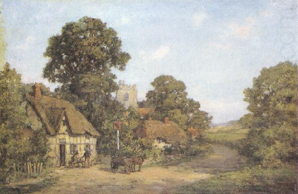 The Leather Bottle,Lewknor,Oxfordshire (mk37), sir herbert edwin pelham hughes-stanton,r.a.,p.r.w